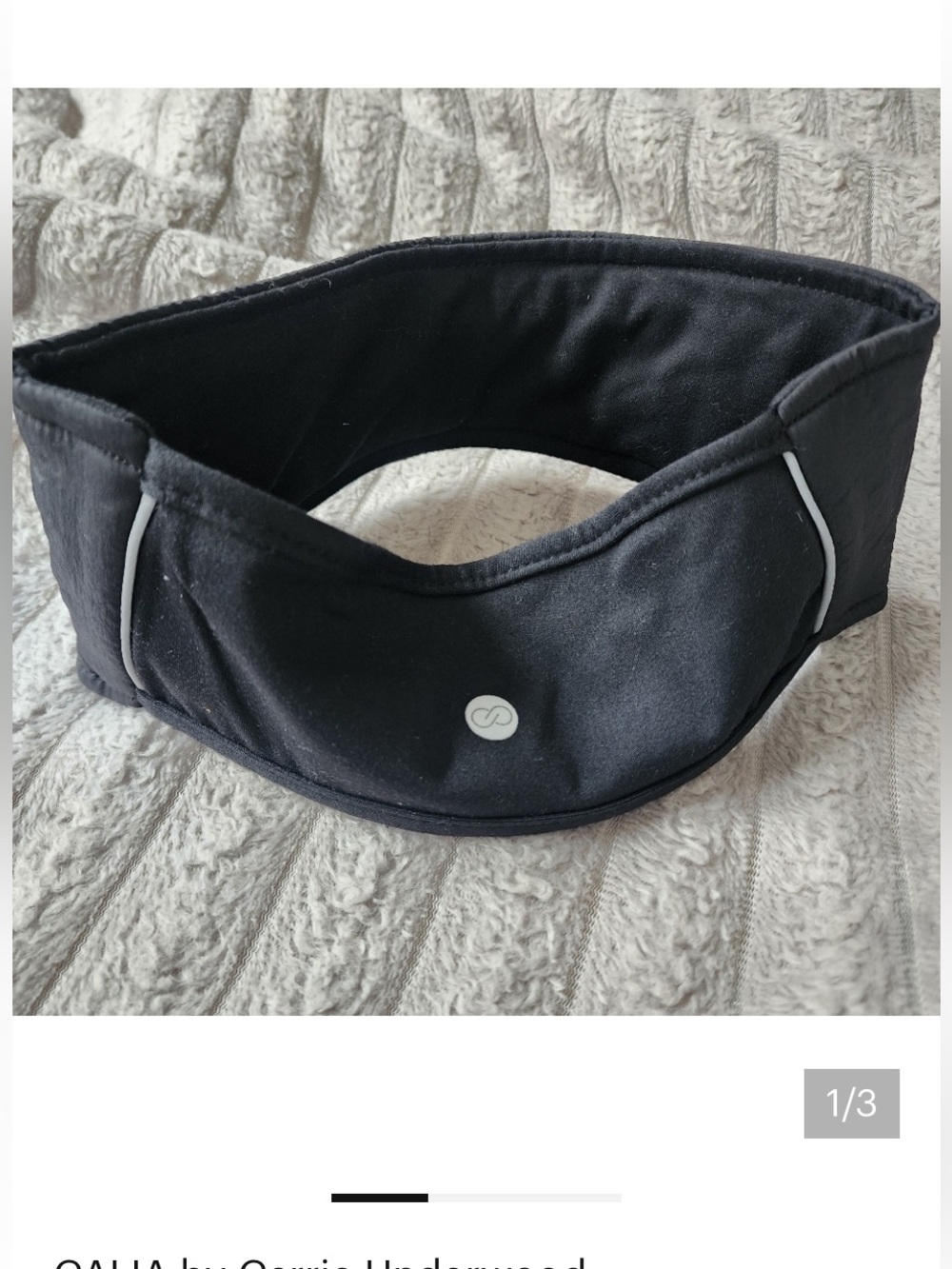 CALIA Black ear warmer or Running Headband NWT